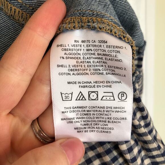 Anthropologie Pilcro and The Letterpress Eyelet Denim Jacket - Picture 9 of 10